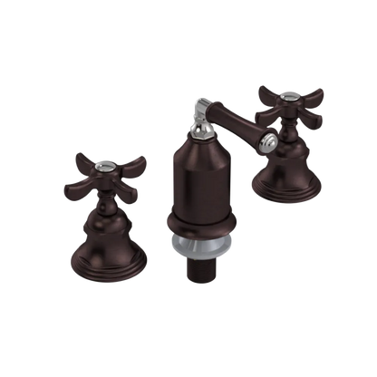 Rubinet Bidet Fitting with Spray, Diverter, and Vacum Breaker (Less Drain) Tuscan Brass