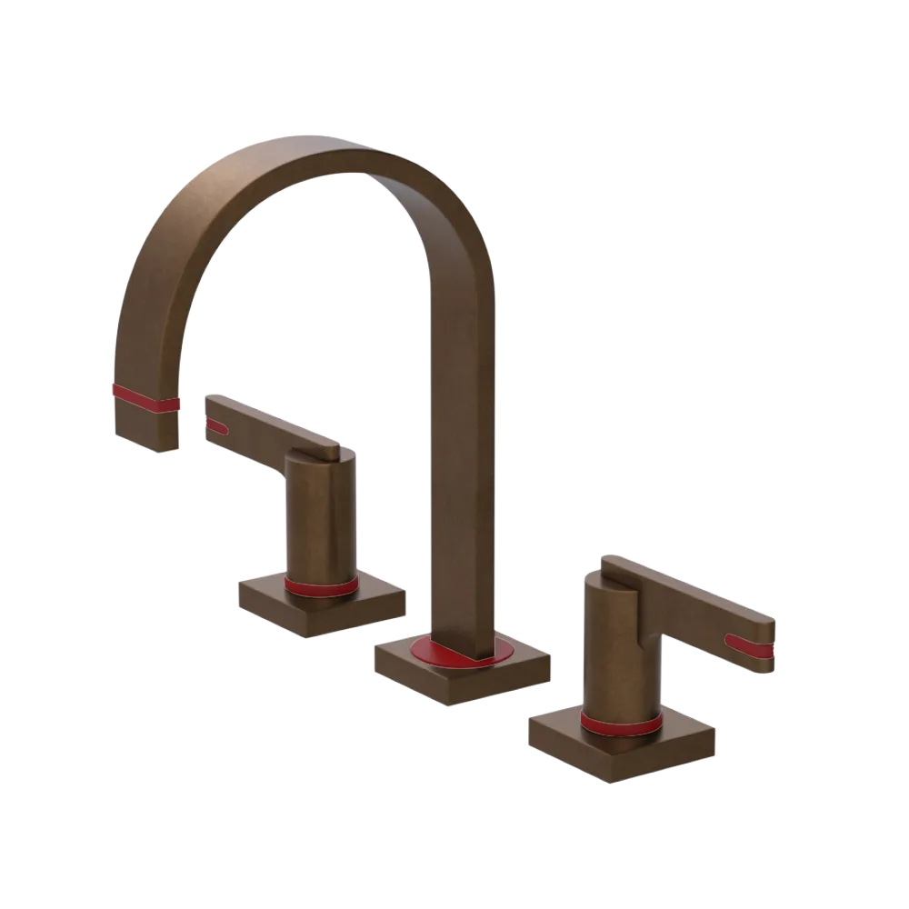 Rubinet Widespread Lav. Set. (less drain) Tuscan Brass