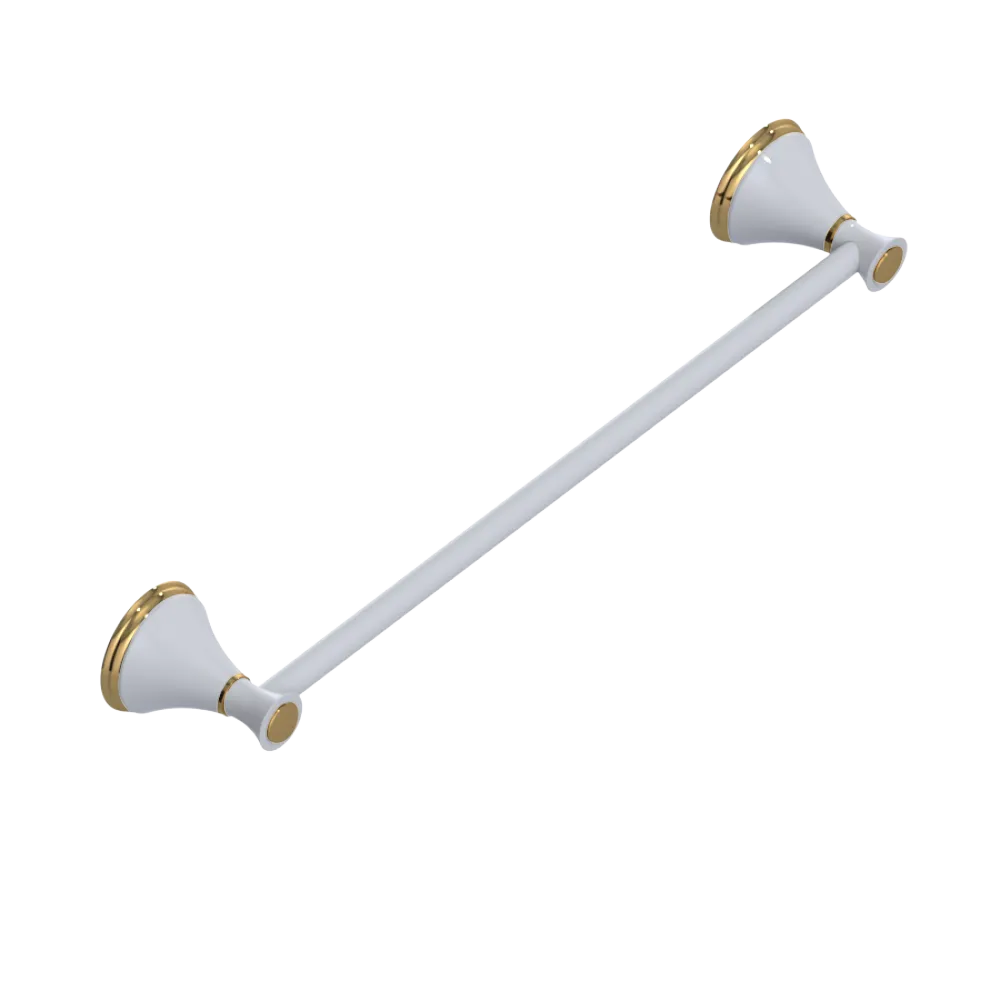 Rubinet Towel Bar 18" White