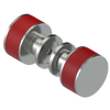 Rubinet Shower Door Knob (set) Satin Nickel