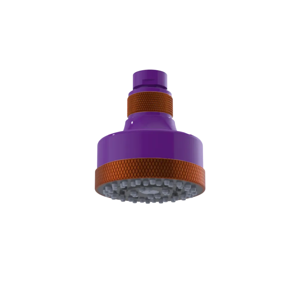 Rubinet 3 FUNCTION SHOWER HEAD Purple Haze