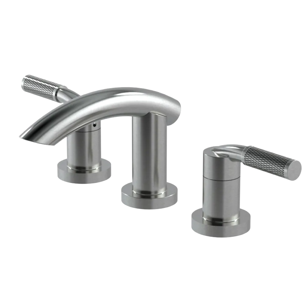 Rubinet Widespread Lav. Set. (less drain) Satin Nickel