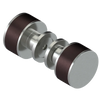 Rubinet Shower Door Knob (set) Satin Nickel