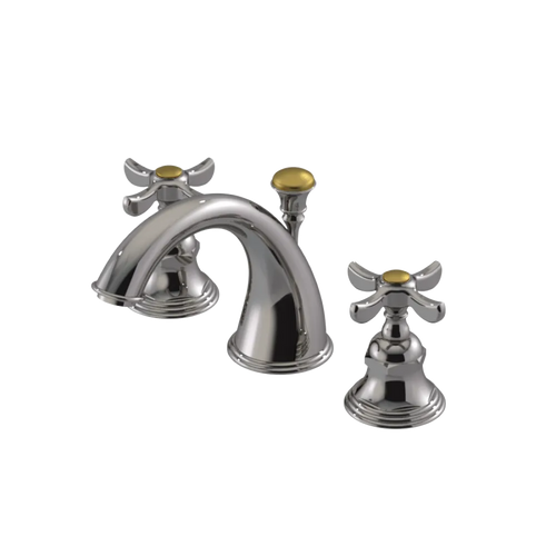 Rubinet Widespread Lav. Set. (less drain) Polished Nickel