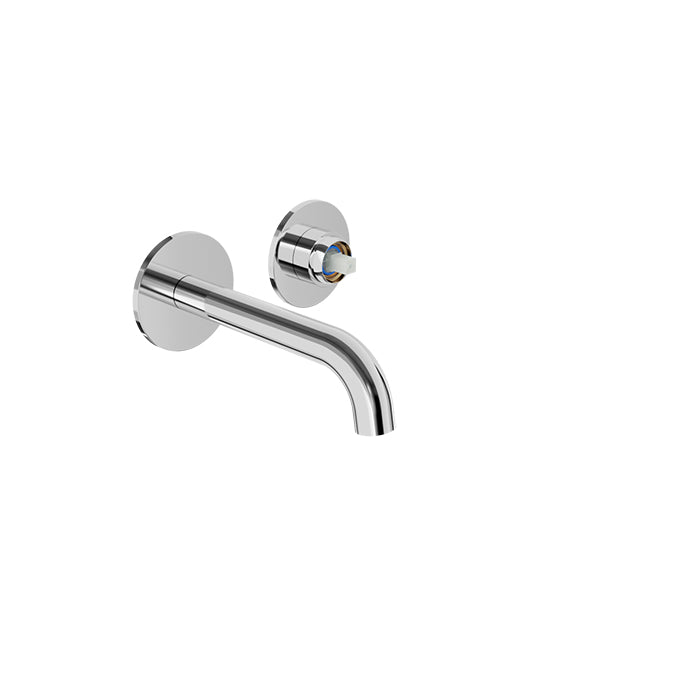 Baril Trim only for single lever wall-mounted lavatory faucet, drain not included