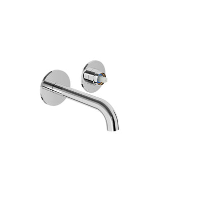Baril Trim only for single lever wall-mounted lavatory faucet, drain not included