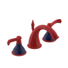 Rubinet Widespread Lav. Set. (less drain) Red