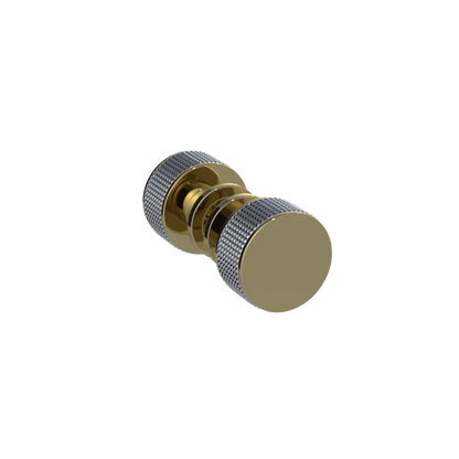 Rubinet Shower Door Knob (set) Natural Brass