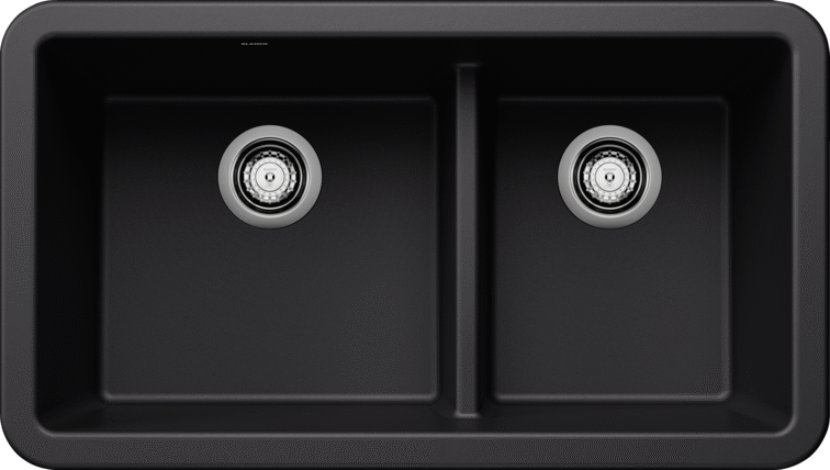 Blanco Ikon 33 1¾ Low Divide Silgranit Kitchen Sink