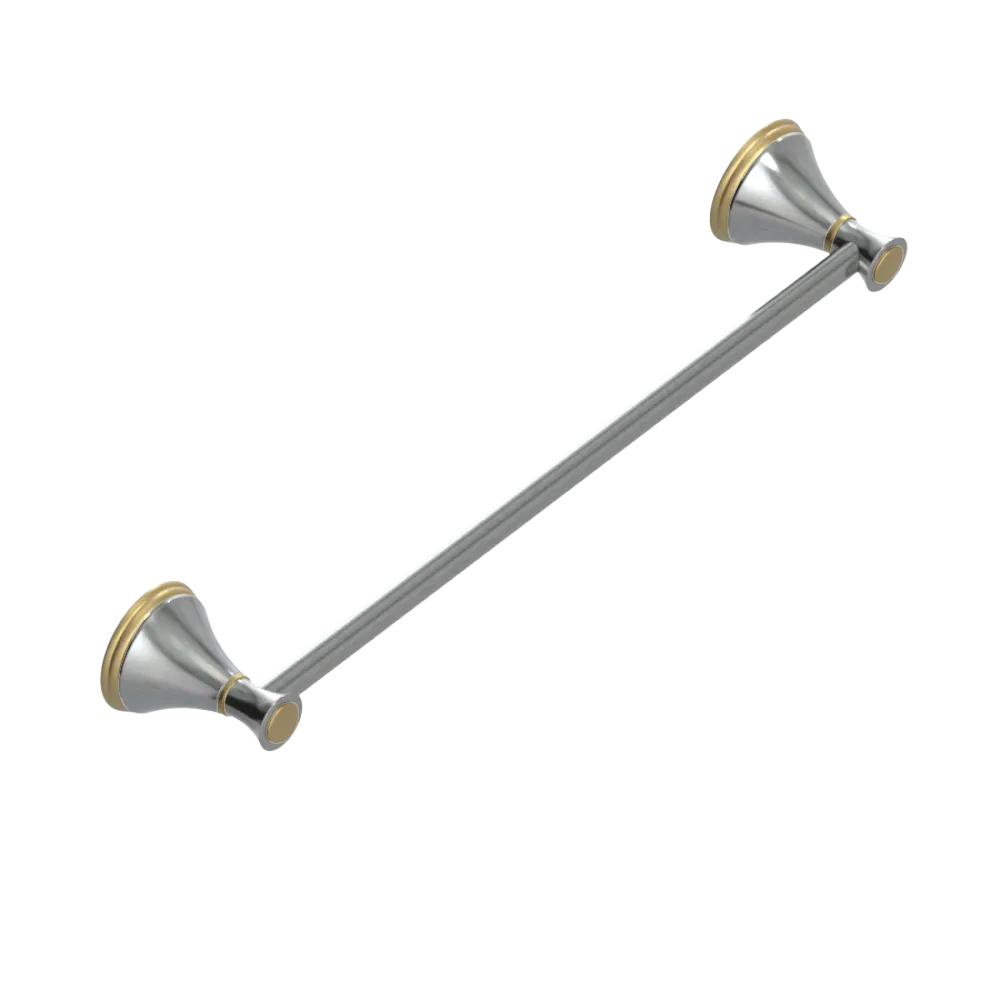Rubinet Towel Bar 18" Satin Nickel
