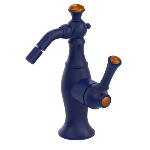Rubinet Single Control Bidet Fitting (less drain) Midnight Blue