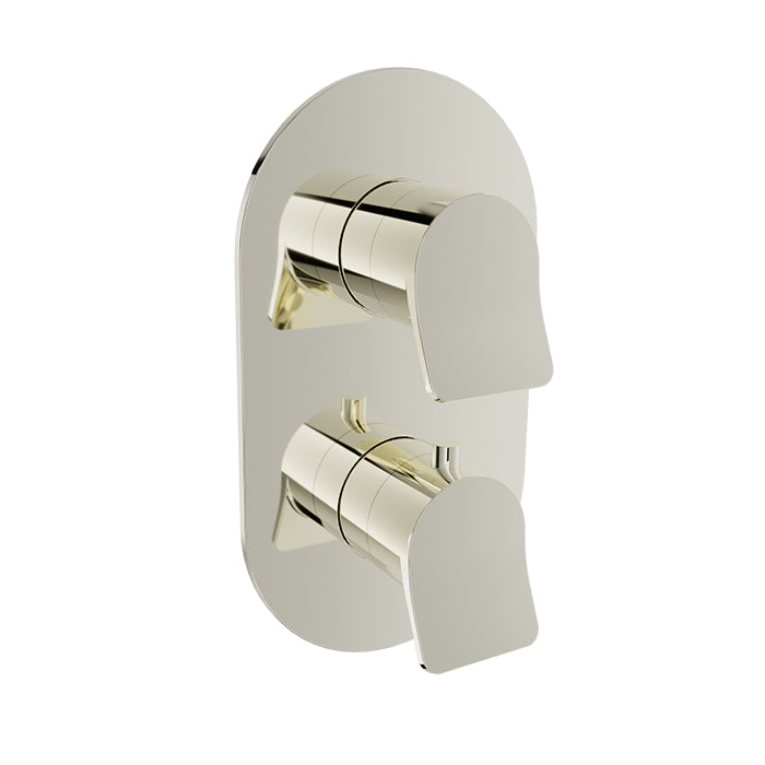 Baril Complete thermostatic pressure balanced shower valve with 3-way diverter