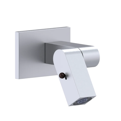 Rubinet Wall Mount Bidet & Foot Rinse with Dual Function Spray Satin Chrome