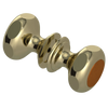Rubinet Shower Door Knob (set) Natural Brass