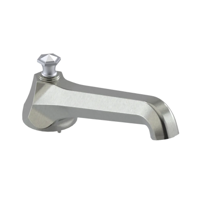 Rubinet Tub Filler Spout Deck Mount Satin Nickel