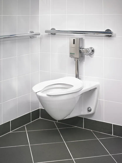 TOTO Commercial Flushometer Ultra-High Efficiency Toilet, 1.0/1.28/1.6 GPF, Elongated Bowl - Back Spud - CEFIONTECT
