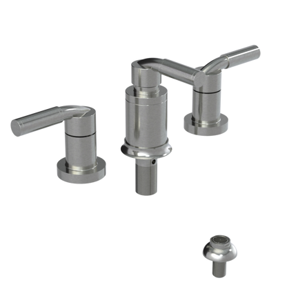 Rubinet Bidet Fitting with Spray, Diverter, and Vacuum Breaker (less drain) Satin Nickel