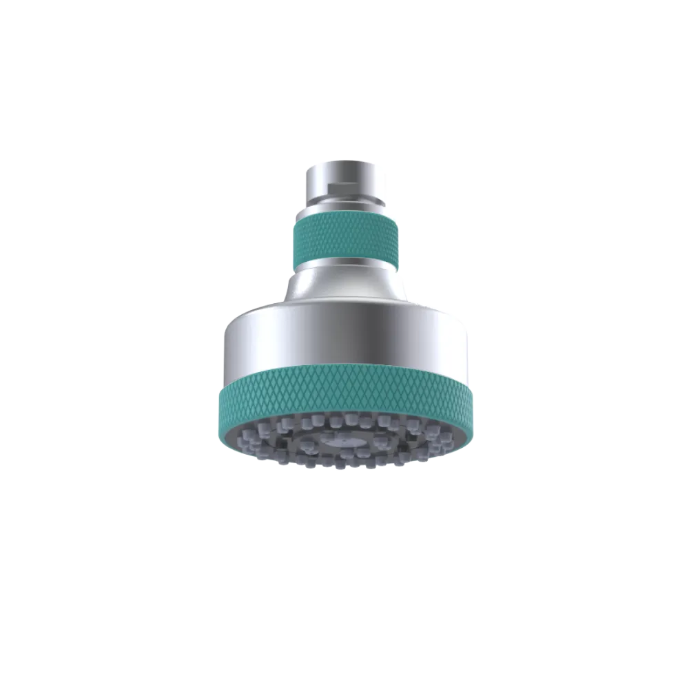 Rubinet 3 FUNCTION SHOWER HEAD Satin Chrome