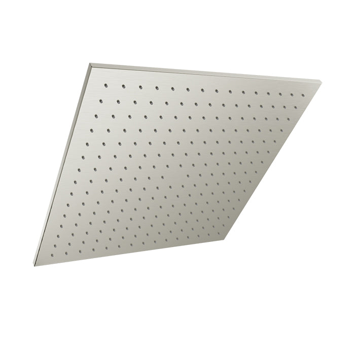 Baril Square 16" anti-limestone shower head
