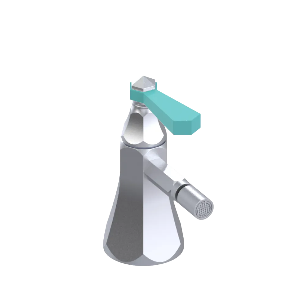 Rubinet Single Control Bidet Fitting (less drain) Satin Chrome