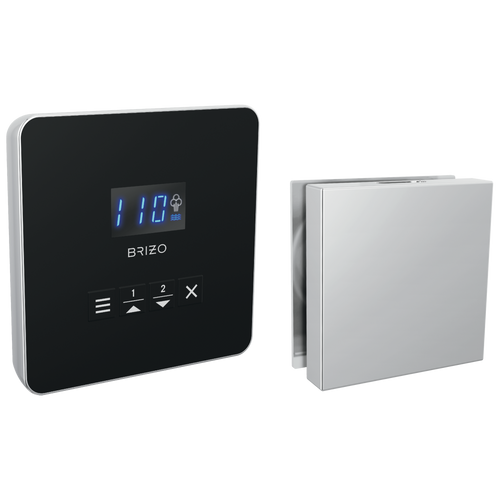 Mystix Steam System Elemental Square Steam Set - Lumicoat® Polished Chrome