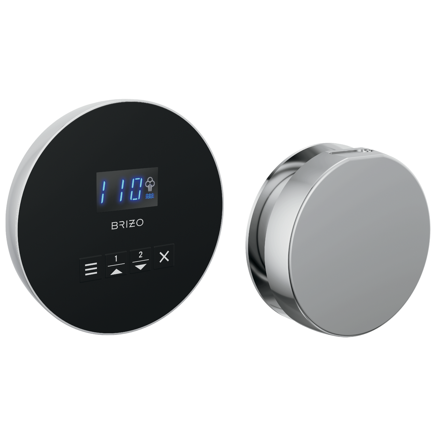 Mystix Steam System Elemental Round Steam Set - Lumicoat® Polished Chrome