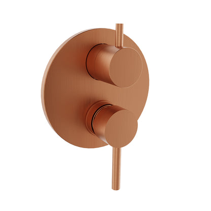 Baril Complete pressure balanced shower valve with 2-way diverter