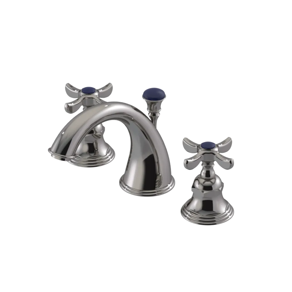 Rubinet Widespread Lav. Set. (less drain) Polished Nickel