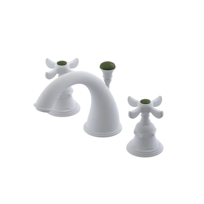 Rubinet Widespread Lav. Set. (less drain) Matt White