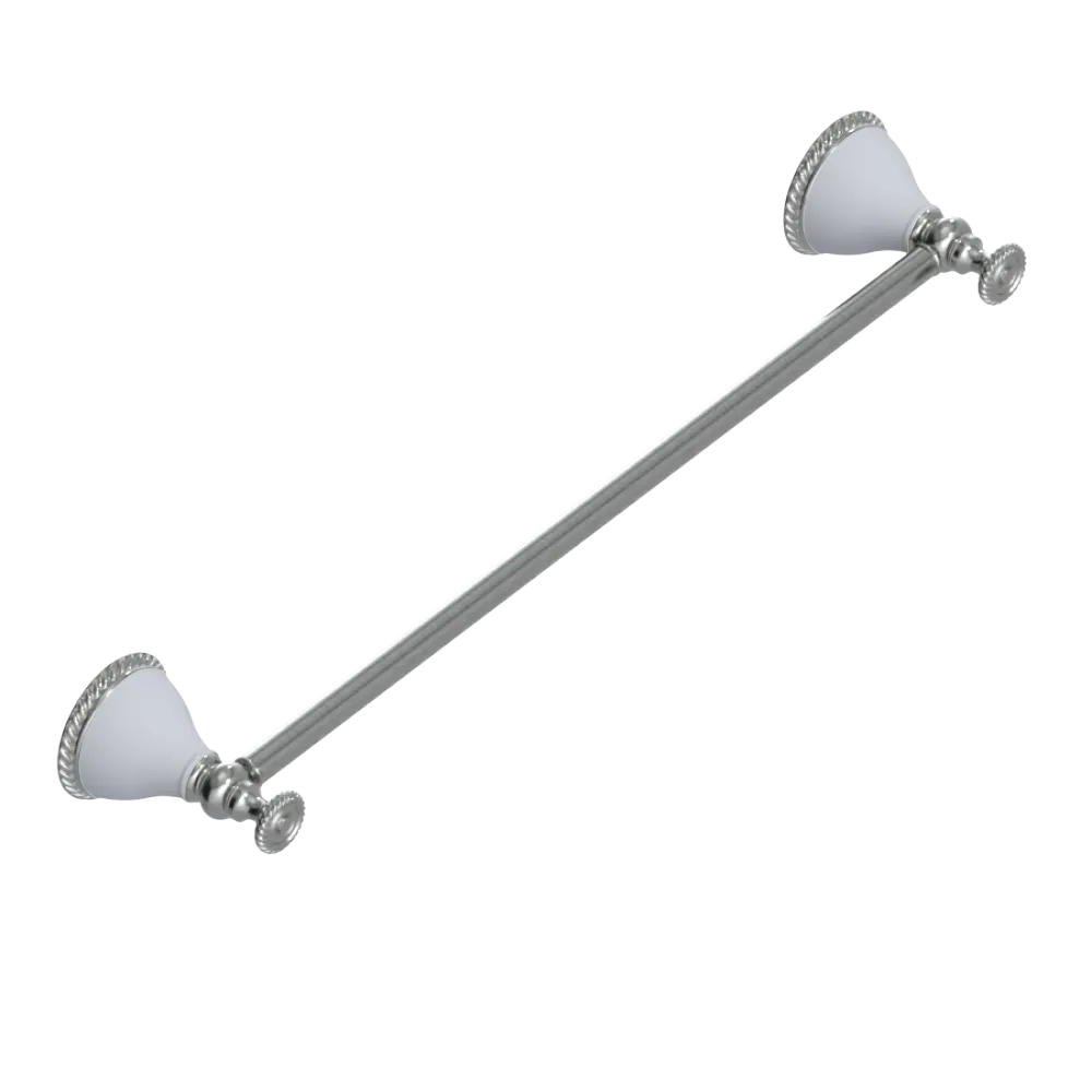Rubinet Towel Bar 18" Satin Nickel