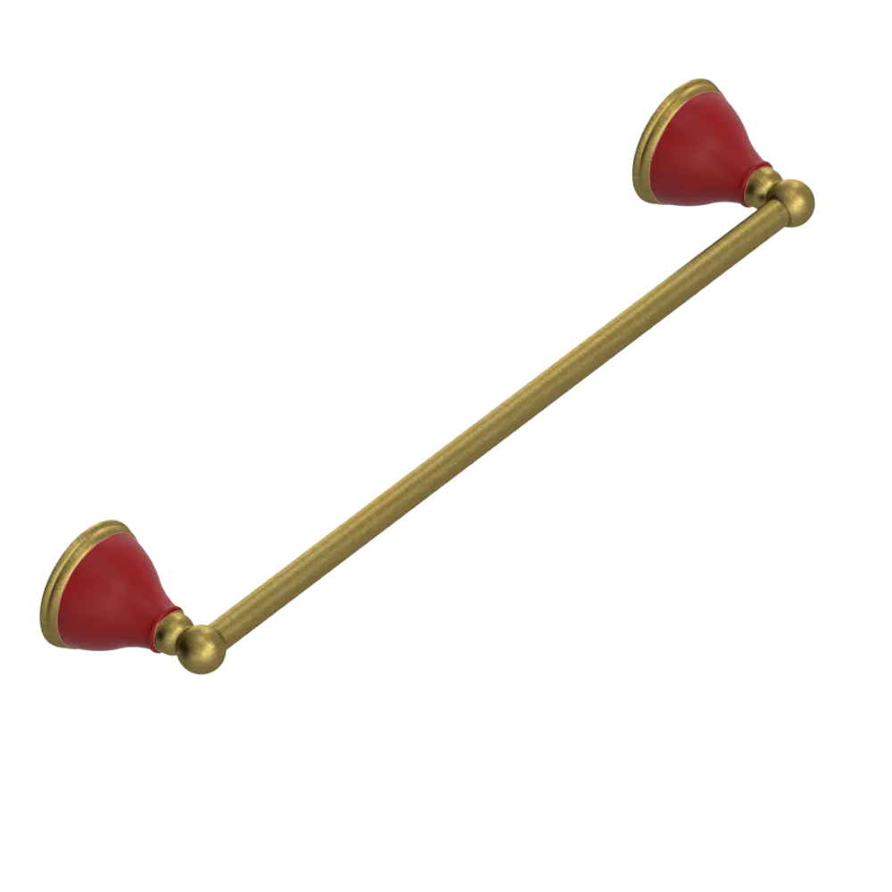 Rubinet Towel Bar 18" Antique Brass Matt