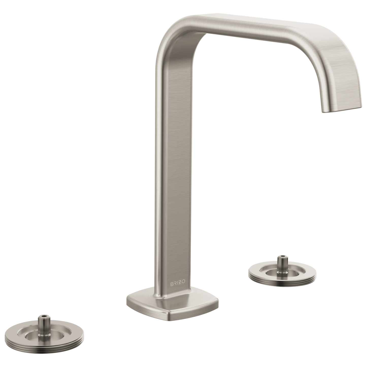 Brizo Widespread Lavatory Faucet With Square Spout Less Handles