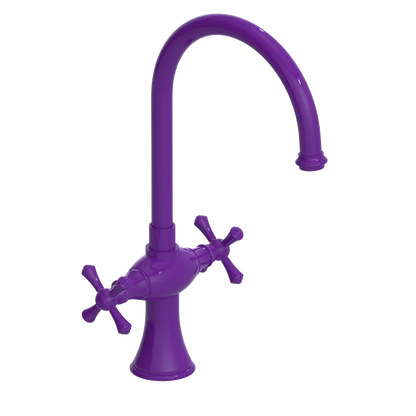 Rubinet Two Handle Single Hole Kitchen Set Purple Haze