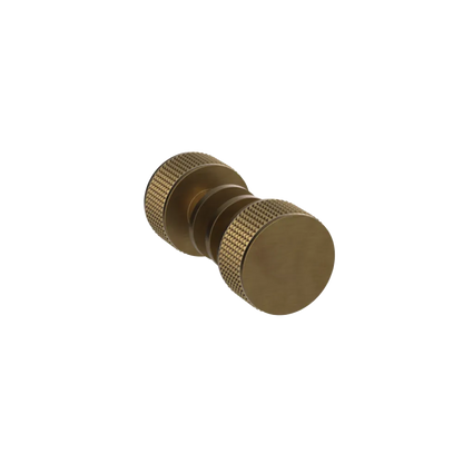 Rubinet Shower Door Knob (set) Antique Brass Matt
