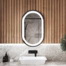 Kalia Effectled-illuminated - 20 x 32-Inch Framed LED Bathroom Mirror – 001