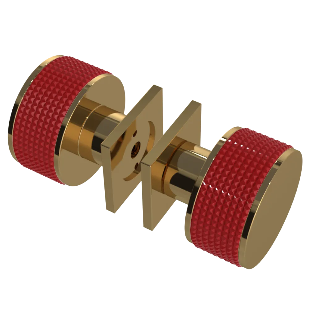 Rubinet Shower Door Knob (set) Gold