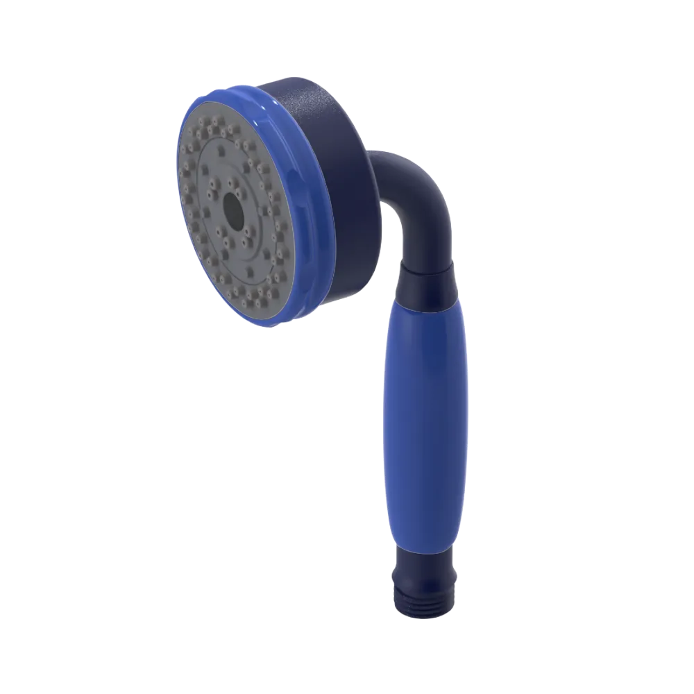 Rubinet 3 Function Hand Held Shower Only Midnight Blue