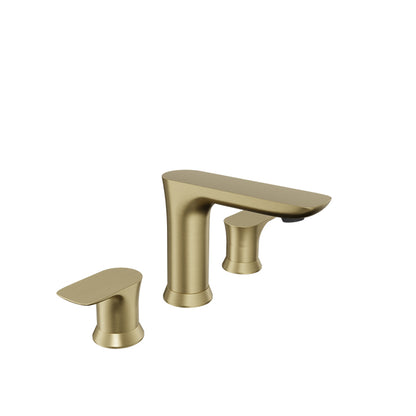 Baril 8" c/c lavatory faucet, drain included