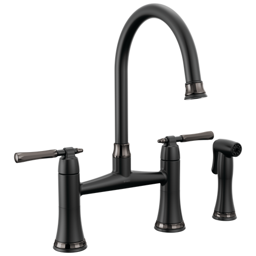 Brizo Bridge Kitchen Faucet With Side Sprayer