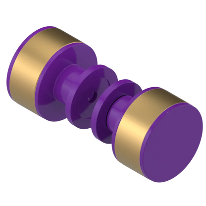 Rubinet Shower Door Knob (set) Purple Haze