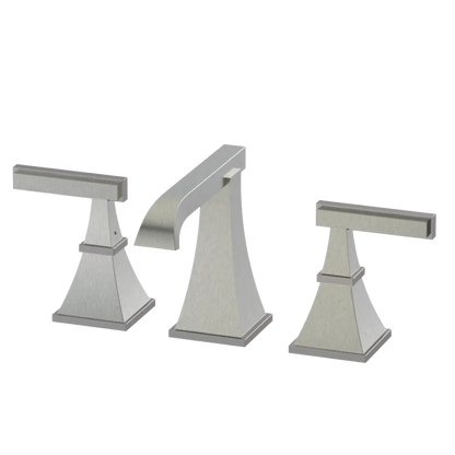Rubinet Widespread Lav. Set. (less drain) Satin Nickel