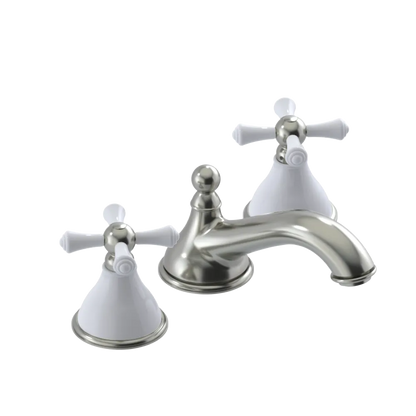 Rubinet Widespread Lav. Set. (less drain) Satin Nickel