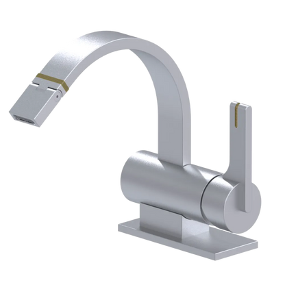 Rubinet Single Control Bidet Fitting (less drain) Satin Chrome