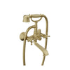 Baril Wall-mounted tub faucet with hand shower