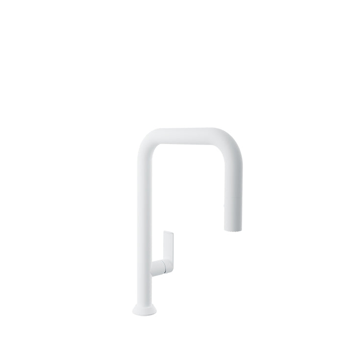 Baril Single-hole kitchen faucet with 2-function pull-down spray
