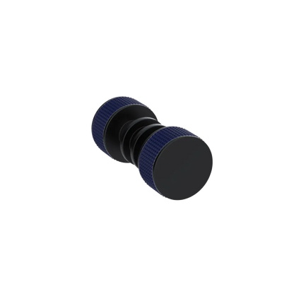 Rubinet Shower Door Knob (set) Matt Black