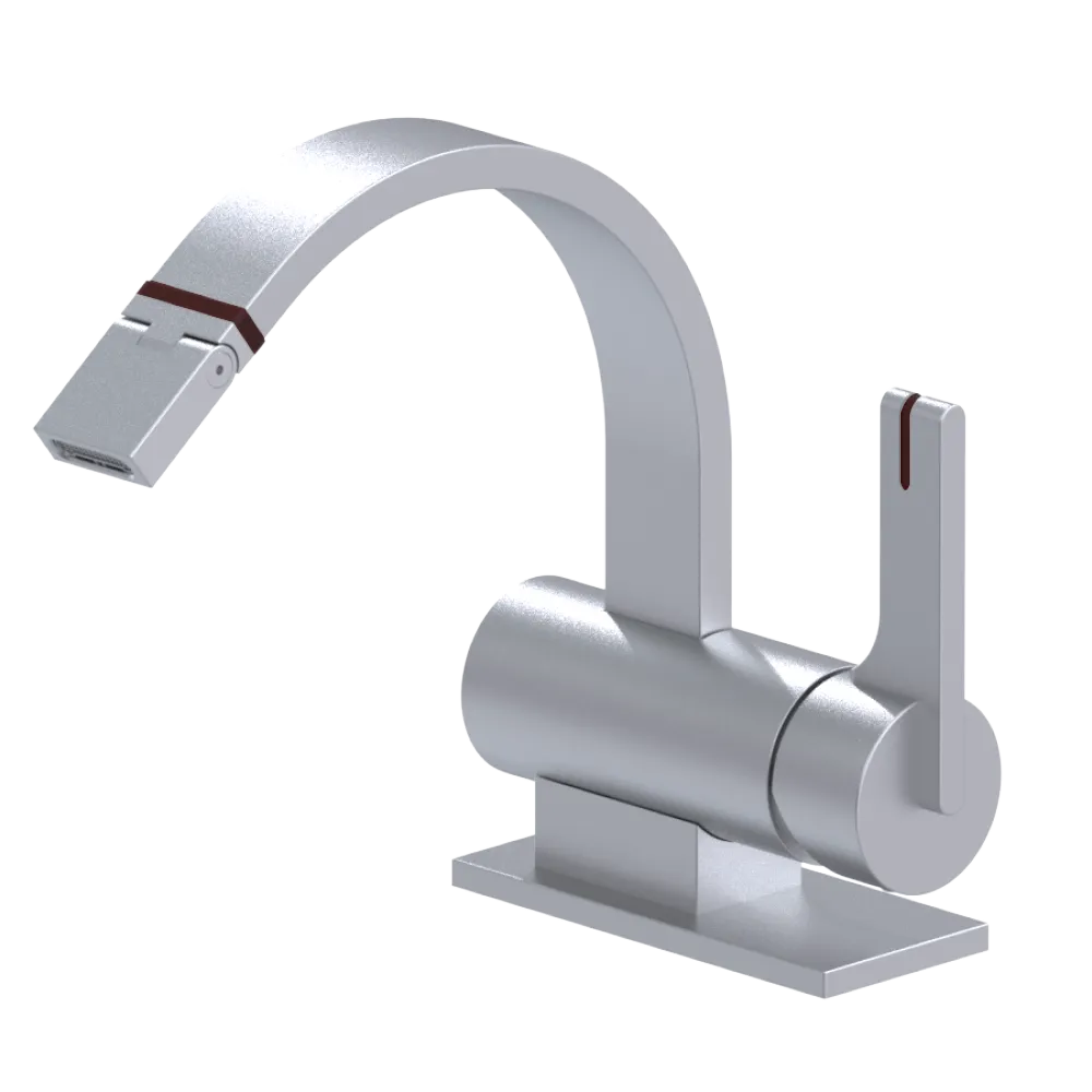 Rubinet Single Control Bidet Fitting (less drain) Satin Chrome