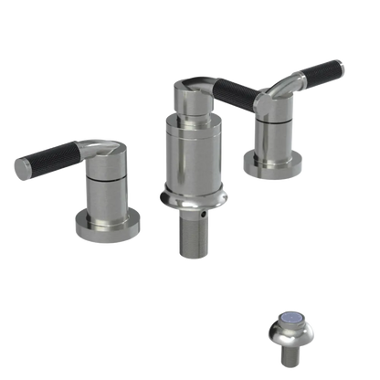 Rubinet Bidet Fitting with Spray, Diverter, and Vacum Breaker (Less Drain) Satin Nickel