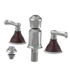 Rubinet Bidet Fitting with Spray, Diverter, and Vacum Breaker (Less Drain) Satin Nickel