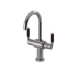 Rubinet Single Hole Dual Handle Lav. Set. (less drain) Polished Nickel
